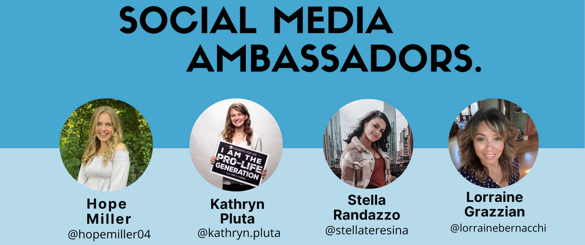 Introducing Our First Four Social Media Ambassadors